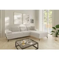 sit&more Ecksofa Morris Jubi L-Form, B: 247 cm, mit Armteilfunktion & 1 Zierkissen, optional Bettfunktion