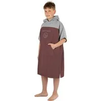 normani Badeponcho Kinder Badeponcho -Puwai- (10-13 Jahre), Bio-Baumwolle, Kapuze, Schlupf, Badeponcho aus 100 % Bio-Baumwolle