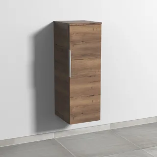 Sanipa 3way Mittelschrank mit 1 Tür, Eiche-Tabak, UM11950 UM11950