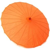 Yudu Sonnenschirm Asia Schirm Dekoschirm Fengshui Stoff Holz ohne Motiven