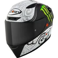 Suomy Motorradhelm Track-1 Bagnaia Winter Test Monster Replica Helm, Notfallsystem-Polsterung (EQRS)