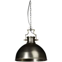 relaxdays Hängeleuchte Industrie matt groß, E27-Fassung für Leuchtmittel bis 40 W, E27-Fassung (bis 40 W), Leuchtmittel nicht enthalten, warmweiß