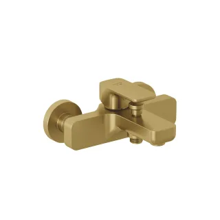 KLUDI-RENON Wannenfüll- und Brause-Einhandmischer Brushed Gold (18) PVD 42691N075