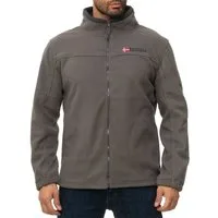 Geographical Norway Fleecejacke Herren Regular Fit Jacke batamazonie mit eingelassener Kapuze