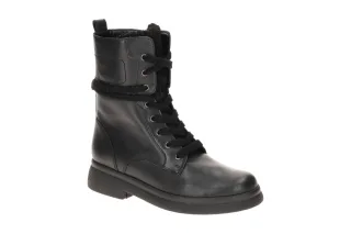 Gabor 71.742.27 Schwarz Damen Stiefeletten Gummisohle Plateau 1,5cm Blockabsatz