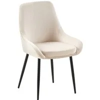 furnicato Esszimmerstuhl Elmira 86x50x53 cm creme (1 St)