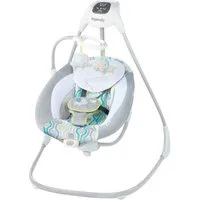 ingenuity Babywippe SimpleComfort Compact Soothing Swing - Everston, mit Sound-Effekt