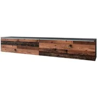 Home affaire Lowboard LOWBOARD VERA, wahlweise mit oder ohne Beleuchtung, Modernes griffloses TV-Board, 180 cm TV-Schrank, stehend und hängend