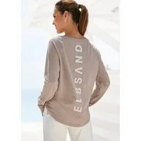 Elbsand Longsleeve Tira mit Logodruck hinten, Langarmshirt, sportlich-casual