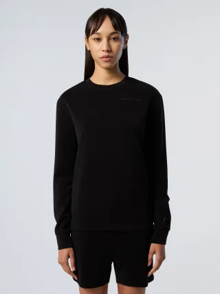 North Sails Sweatshirt Modal mit Rundhalsausschnitt