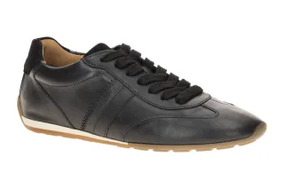 Gabor 83.191.27 Schwarz Halbschuhe Sneaker, Echtleder, Wechselfu?bett