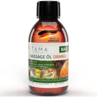 Kitama Massageöl mit Aroma - Körper-Öl für Massagen Pflegeöl Aroma-Öl Thai-Öl 250ml, Orange