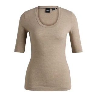 Boss - "Effilie2" Oberteil für Damen, 3/4 Ärmel (Grau)