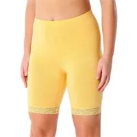 Merry Style Leggings Damen kurze High Waist Hose Radlerhose MS10-431 (1-tlg) mit Spitze