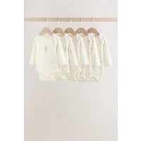 Next Langarmbody Baby-Bodysuits mit langem Arm im 5er-Pack (5-tlg)