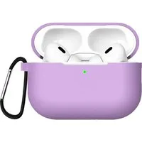 CoolGadget Kopfhörer-Schutzhülle Basic Silikon Hülle für AirPods Pro 3 Schutzhülle mit Karabiner, Soft Touch Case, stoßfest, rutschfest, 360° Schutz, kabellos ladbar