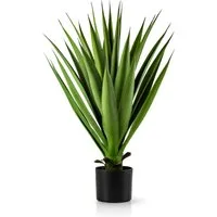 Kunstpflanze Künstliche Pflanzen, Große Kunstpflanzen im Topf Olive, Monstera, Yucca, Agave, Palmfarn, Geigenfeige, PASCH, wie echt