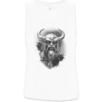 Urban Backwoods Tanktop Odhin VII Ärmelloses T-Shirt Runen Vikings Runes Walhalla Odin Thor Vikings Tyr Geri Freki