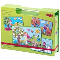 Haba Puzzle Magnetspiel-Box Jahreszeiten, Puzzleteile, unisex neutral