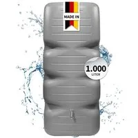 GARANTIA Regentonne CUBUS Regentonne 1000 Liter betongrau