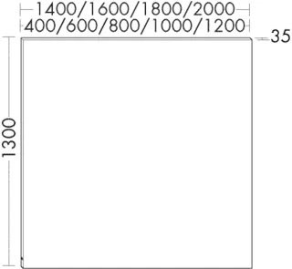 Burgbad Leuchtspiegel Sys30 PG3 Diago 1300x400x35 Sys30 PG3 Diago, SIFM040L500 SIFM040L500