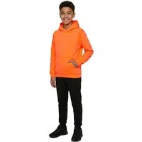 AWDIS Hoodie Kinder NEON Hoodie leuchtende Farben grün orange gelb pink mit Kapuze