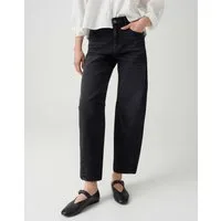 OPUS Relax-fit-Jeans Lissie boldy Abnäher an der Kniekehle
