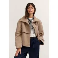 bugatti Kurzjacke Regular Fit kurzer Trenchcoat Style