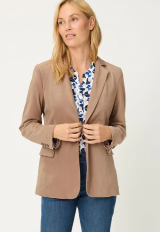 Olsen - Blazer light toffee - Gr. - 40