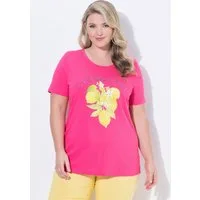 MIAMODA T-Shirt T-Shirt Comfort Fit Zitronen-Motiv