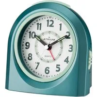 Atrium Kinderwecker A921 Quarzwecker mit fließender Sekunde, Snooze und Licht 10x10 cm
