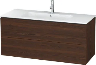 Duravit L-Cube Waschtischunterbau wandhängend Nussbaum gebürstet Matt 1220x481x550 mm - LC624306969 LC624306969