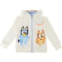 Cerda Kapuzensweatshirt Bluey Kinder Hoodie – Baumwolle Zip Kapuzenpullover Freizeit Unisex
