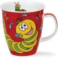 Dunoon Tasse Caterpillar Raupe Nevis 0,4 l Fine Bone China Porzellan, 1-tlg.