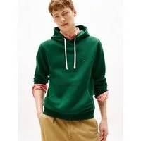 Tommy Hilfiger Hoodie ESS SEASONAL FLEECE HOODY mit Kapuze und Kängurutasche unifarben, casual, regular fit, Baumwollmix, Kapuze
