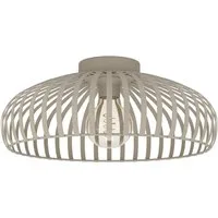 EGLO LED Deckenleuchte MOGANO 3 Deckenlampe - Stahl - E27 - 1X40W - IP20, ohne Leuchtmittel, Wohzimmerlampe, Esszimmerlampe, Flur, Schlafzimmer, H18 x Ø43 cm