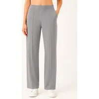 Smith & Solo Jogginghose Damen, Viskose Hose, Schlupfhose Elegant Freizeithose Knitterfrei, Bügelfalte, Komfortbund, Soft Touch, Formstabil