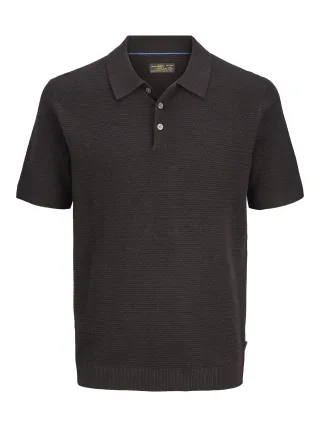JACK&JONES - JPRBLURILEY KNIT POLO SS SN - Gr. - S