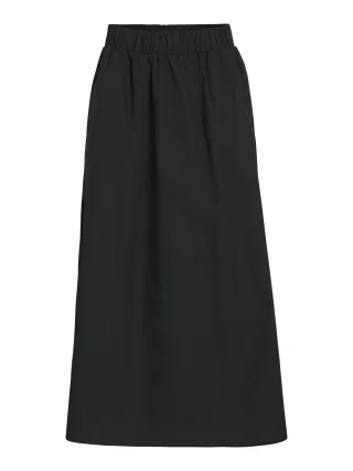 VILA - VISOPHIE HW ANKLE SKIRT - NOOS Black Beauty - Gr. - 36