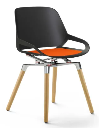 Aeris Numo ergonomischer Konferenzstuhl weiß oder schwarz