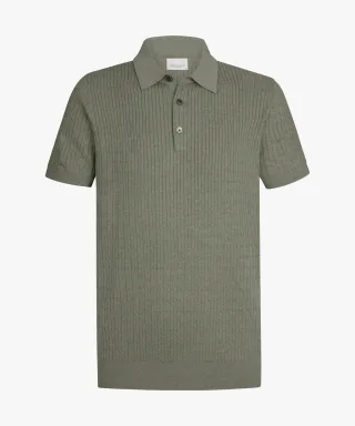 Profuomo - Grün Luxury Basic Polo mittelgrün - Gr. - M
