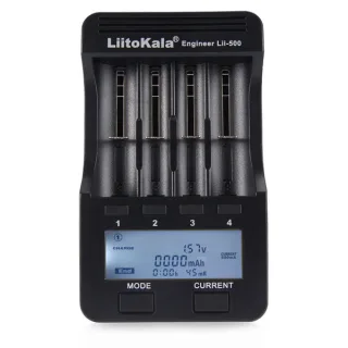 LiitoKala Lii-500 LCD Screen Display SmartestLithium And NiMH Battery Charger 18650 26650
