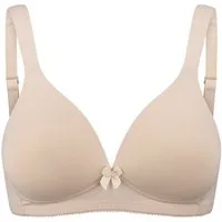 Naturana Bügelloser BH Basic (1-tlg) Schalen-BH ohne Bügel - Nahtlose Cups, Gepolsterte Entlastungsträger
