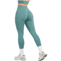 Smilodox Leggings Amaze Pro mit Scrunch-Effekt, High Waist V-Shape Sport & Yogahose Seamless Push Up Booty Fitnesshose Blickdicht Yoga Gym Figurformend