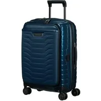 Samsonite Hartschalen-Trolley PROXIS 55 EXP easy access, 4 Rollen, aus Polypropylen, mit Kreuzspanngurten und Reißverschluss-Trennwänden