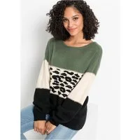 bonprix Strickpullover mit gemustertem Design