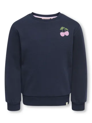 KIDS ONLY - KMGTHILDA LS REG O-NECK BRU SWT Night Sky - Gr. - 104