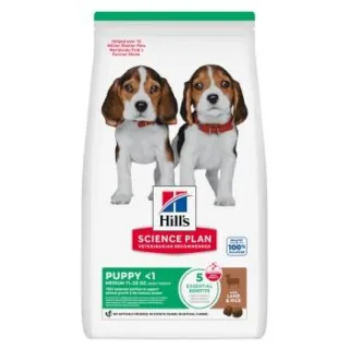 Hill's Science Plan Trockenfutter Hund, Medium Puppy, mit Lamm und Reis 2x14 kg