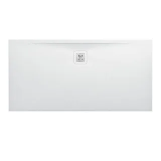 LAUFEN Pro Duschwanne H2159540000001 Marbond Ablauf lange Seite weiss