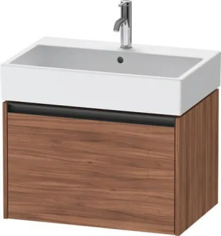 Duravit Ketho.2 Waschtischunterbau wandhängend Nussbaum Matt 684x460x440 mm - K25076079790000 K25076079790000